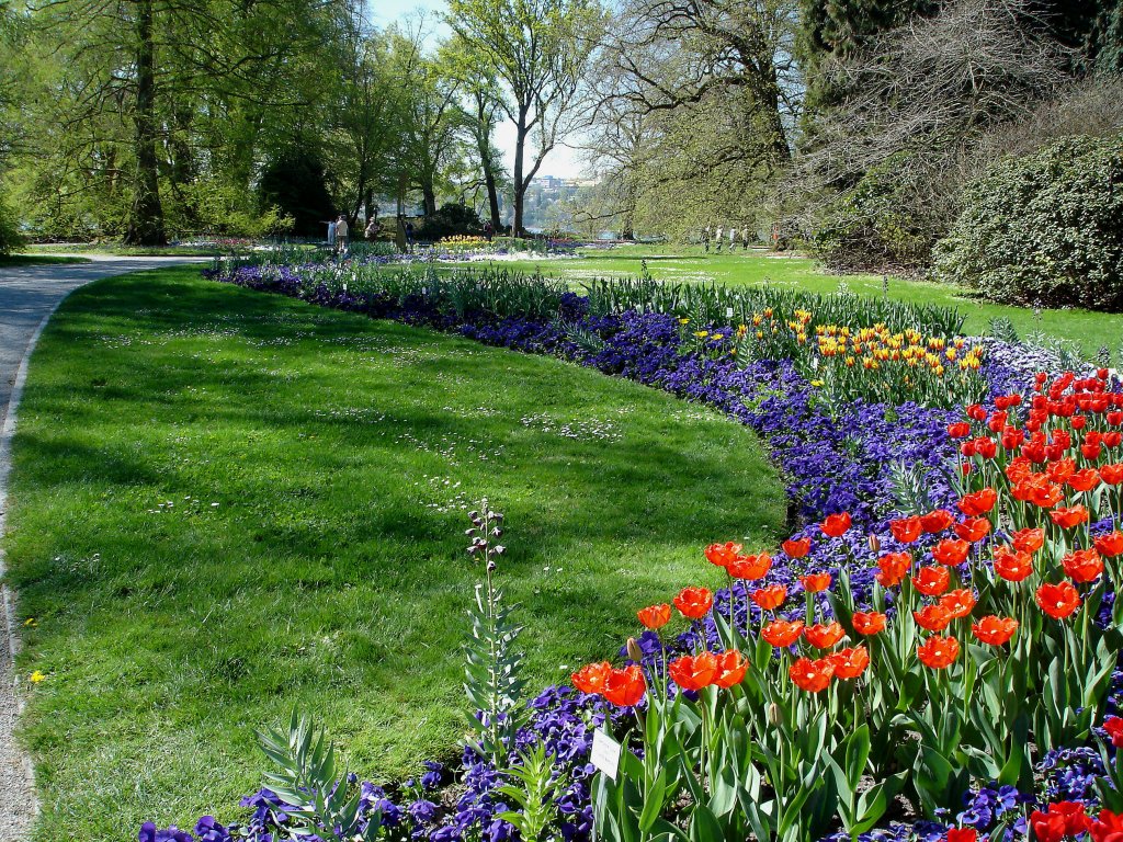 Insel Mainau im Bodensee, Blumenpracht im April 2007