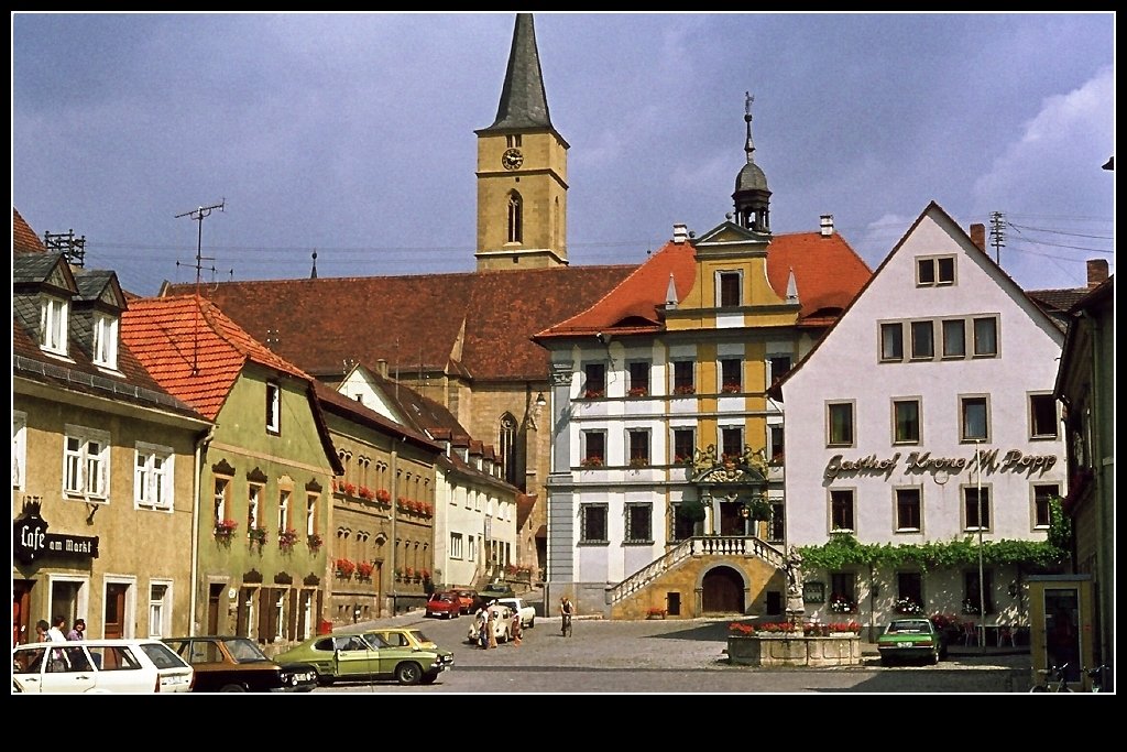 Iphofen. Marktplatz (August 1978)