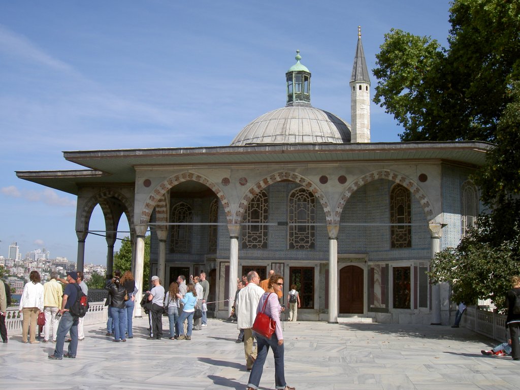 Istanbul, Topkapi Palast auf der Landspitze Saraybumu (08.10.2005)