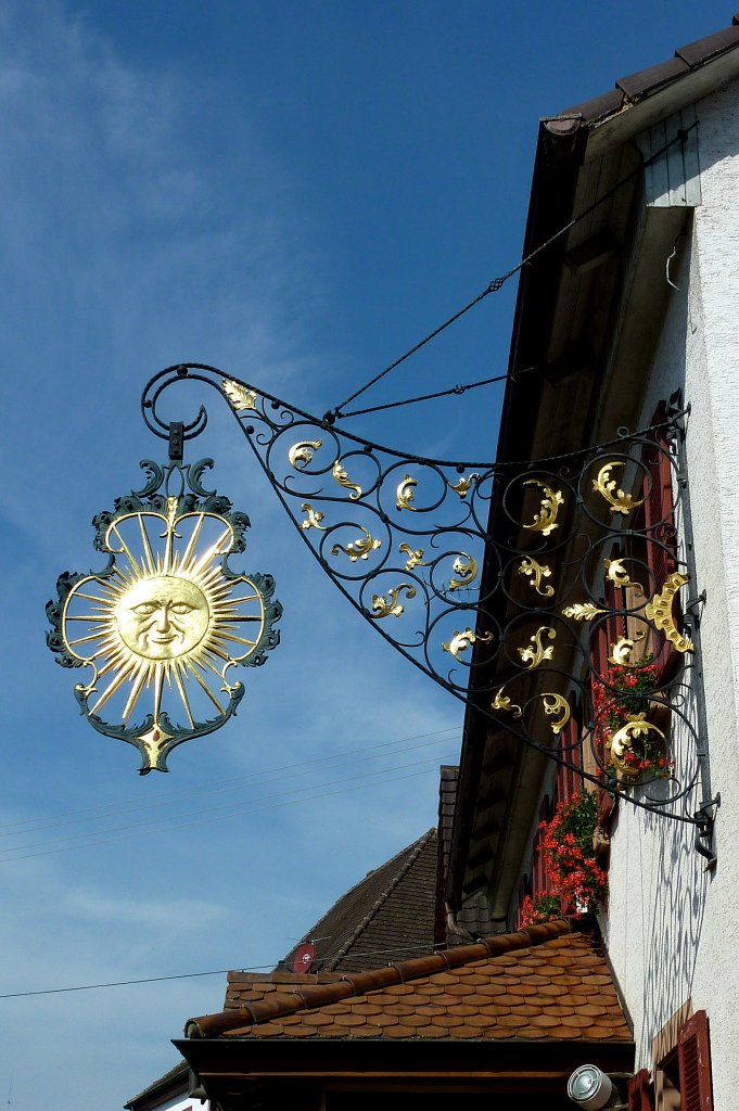 Jechtingen am Kaiserstuhl, Gasthof  Sonne , Sept.2012