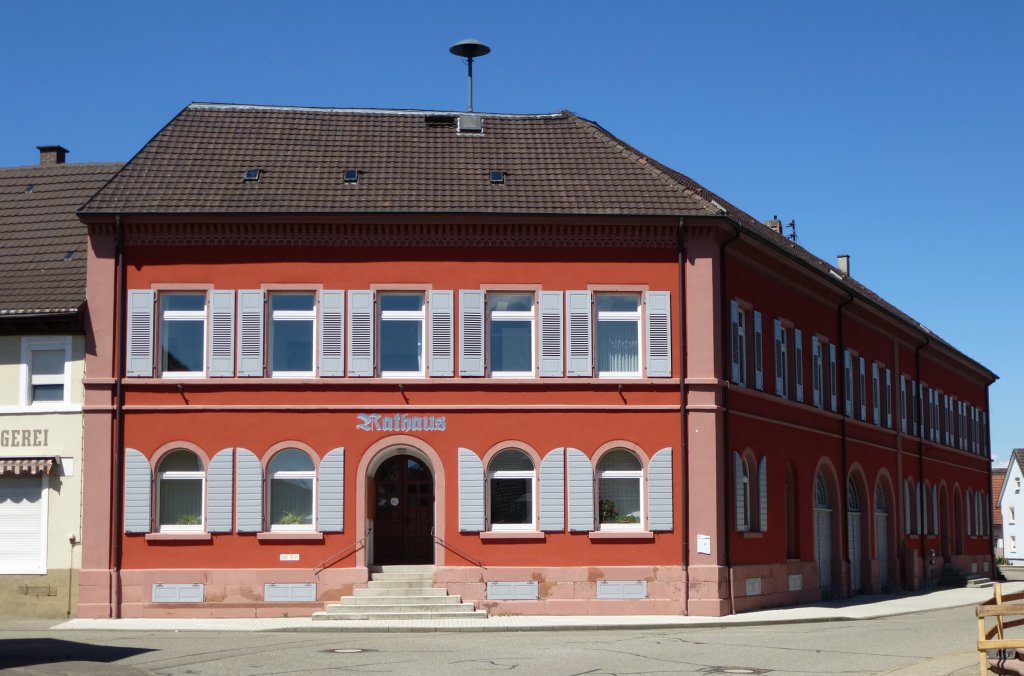 Kappel-Grafenhausen, das Rathaus in Grafenhausen, Mai 2013