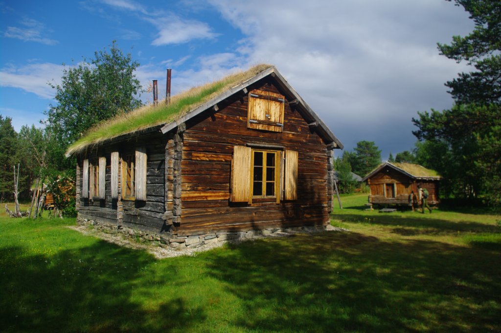 Karasjok, Museum De samiske Samlinger, Hof eines Flulappen (04.07.2013)