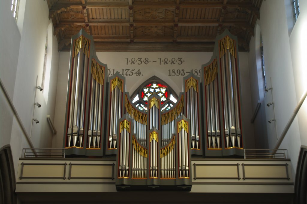 Kaufbeuren, Orgel der St. Martin Kirche (15.01.2012)