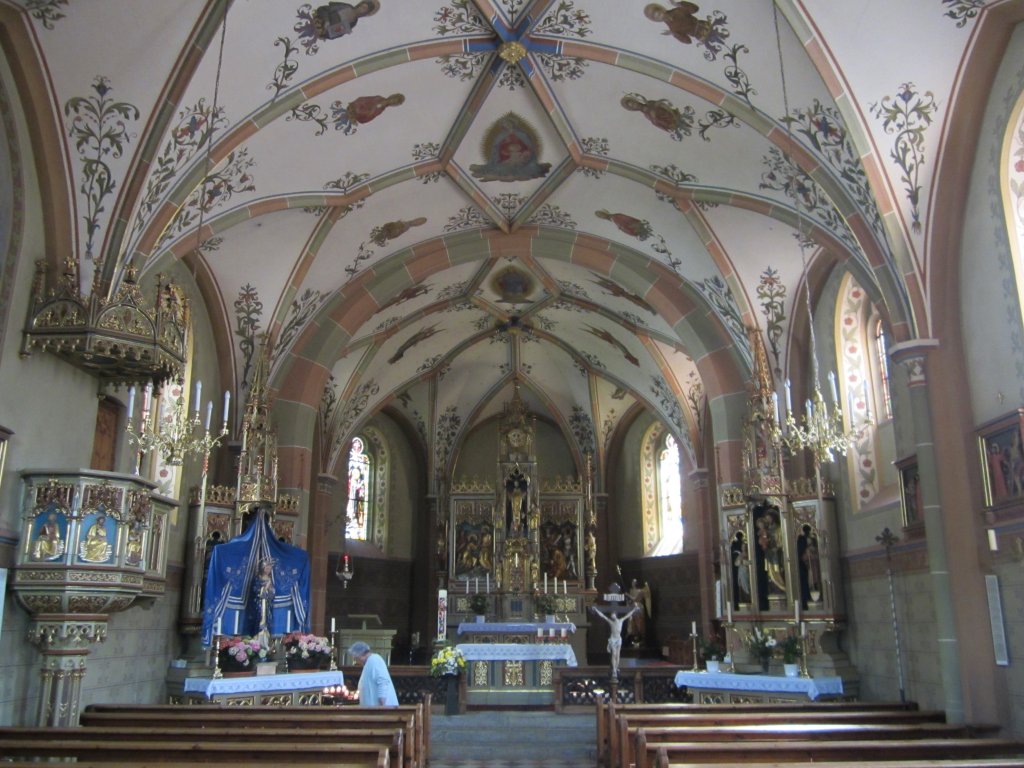 Kauns, Ausstattung der St. Jakobus Kirche (28.04.2013)