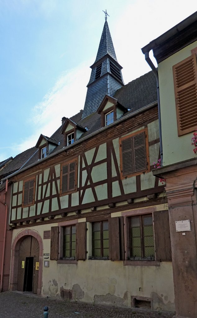 Kaysersberg, das Geburtshaus des Humanisten und Arztes Albert Schweizer, Aug.2011