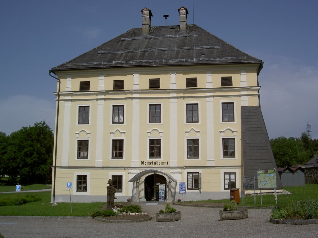 Keutschach, Neues Schlo, erbaut 1679, heute Gemeindeamt (19.05.2013)