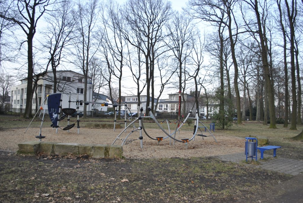 Kinderspielplatz in Lehrte nhe Schtzenplatz, am 28.02.2011.