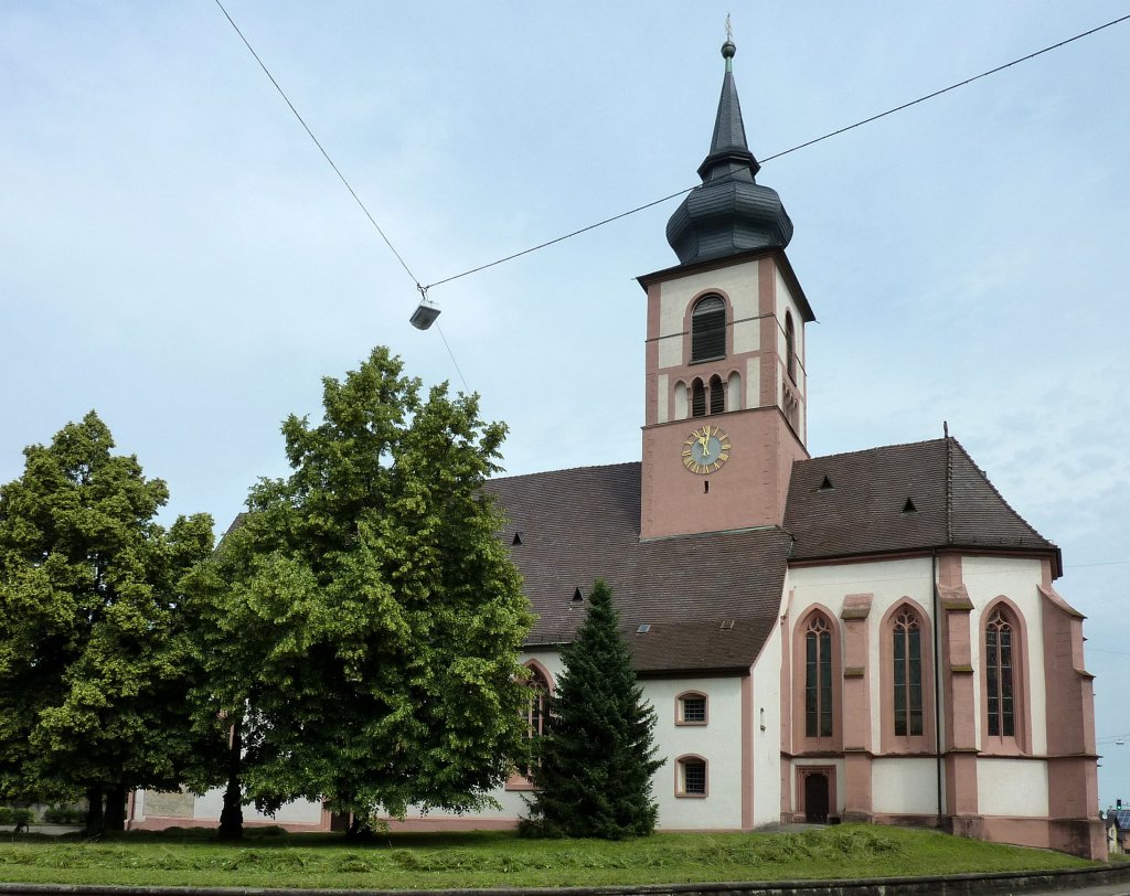 Kippenheim, die evangelische Friedenskirche, Juni 2012