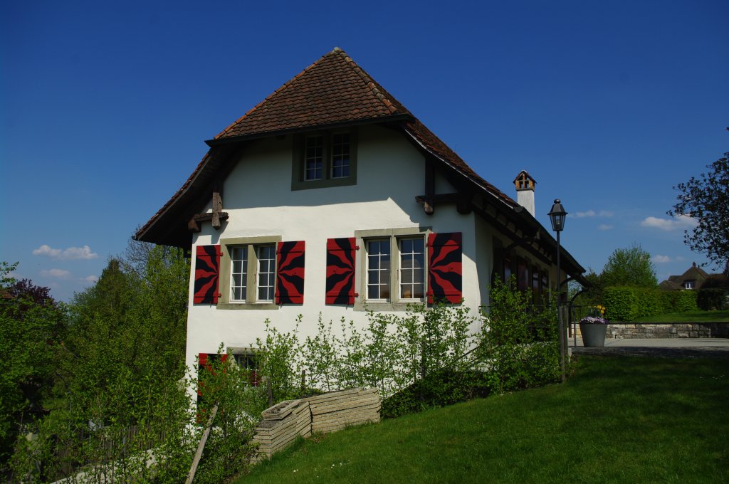 Kirchberg, Pfarrhaus von 1636, Kanton Bern (18.04.2011)
