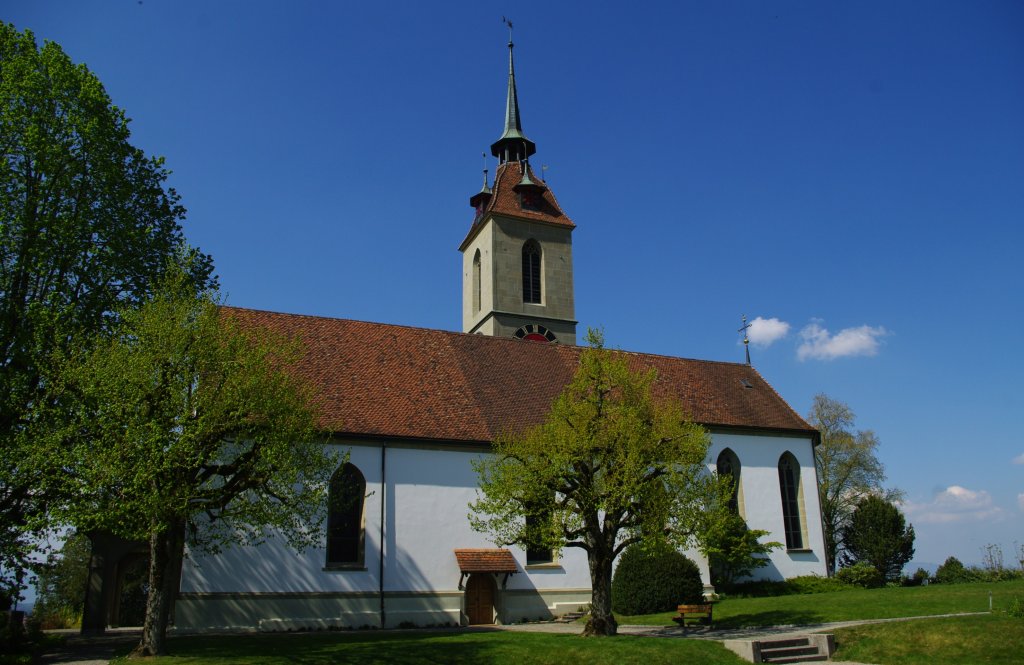 Kirchberg, sptgotische Ref. Kirche St. Martin (18.04.2011)