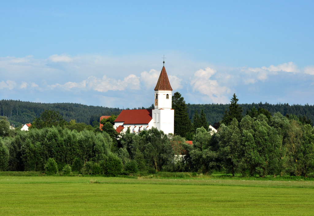 Kirche in Unterzeil, Nhe Leutkirch/Allgu - 16.07.2011