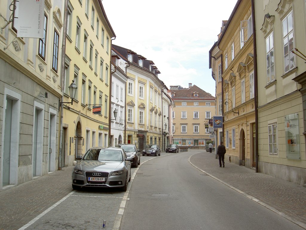 Klagenfurt, Häuser in der Herrengasse (20.05.2013)