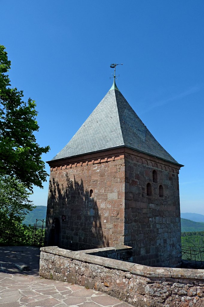 Kloster St.Odilien im Elsa, die Engelskapelle auf dem Klostergelnde, April 2011