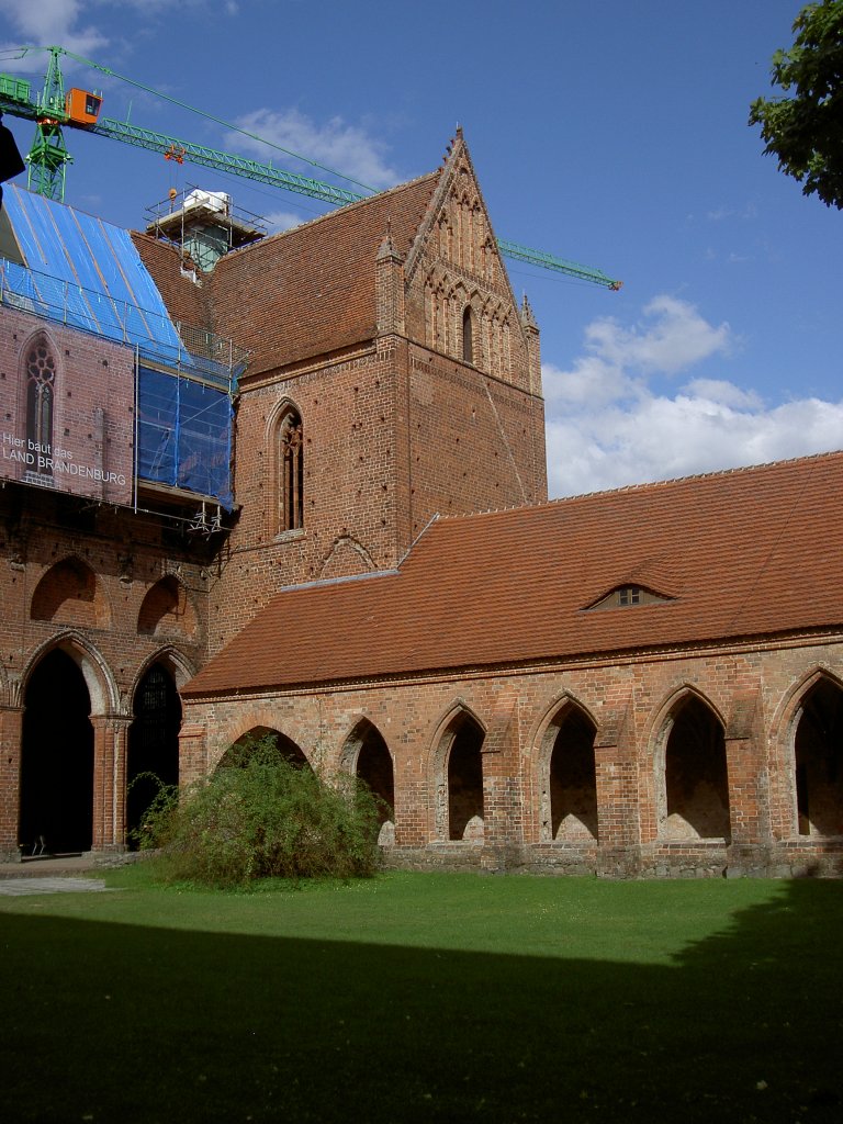Klosterkirche Chorin, gegrndet 1258, 1542 skularisiert, Kreis Barnim (19.09.2012)