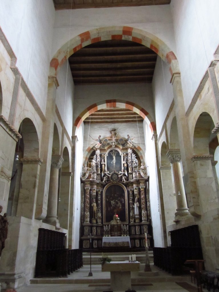 Klosterkirche St. Pankratius Hamersleben, barocker Hochaltar (08.07.2012)