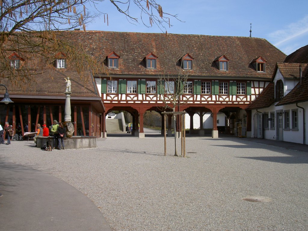 Klostermhle der Kartause Ittingen, Kloster gegrndet 1152, Aufhebung der Kartause 
1848, ab 1982 Kulturzentrum (22.03.2011)