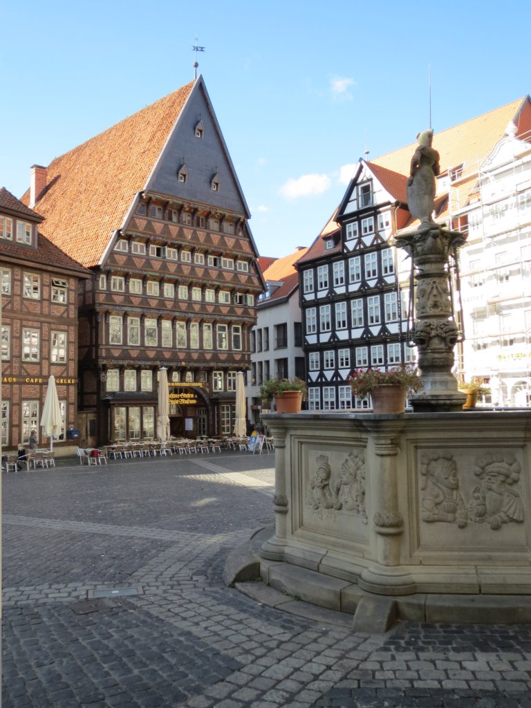 Knochenhaueramtshaus in Hildesheim im Sommer 2012