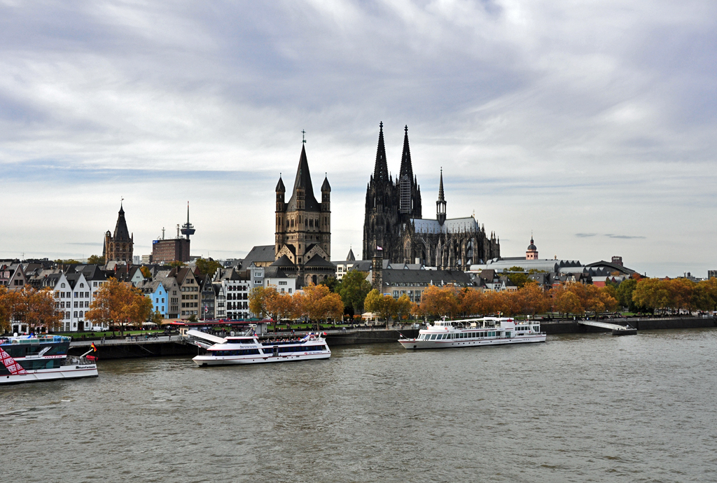 Kln - Kirche Gro St. Martin und Klner Dom - 18.10.2012