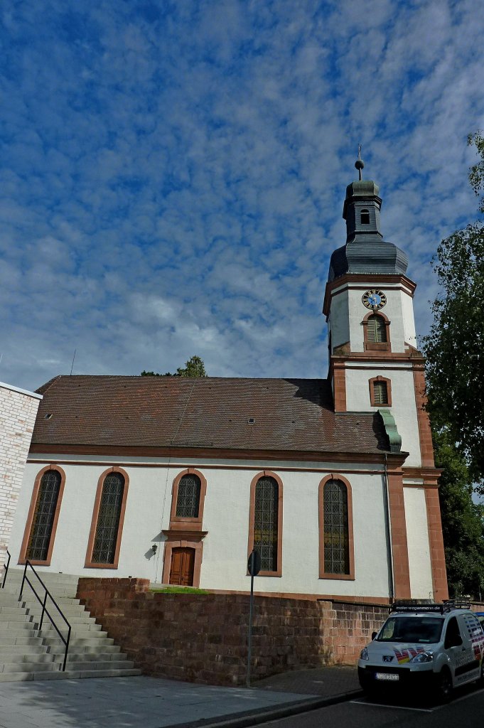 Lahr, die evangelische Martinskirche, 1784 erbaut, Aug.2011