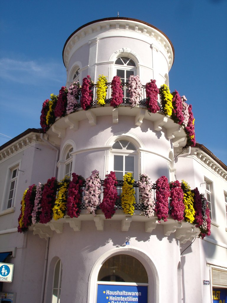 Lahr -geschmckte Huser zur  Chrysanthema 