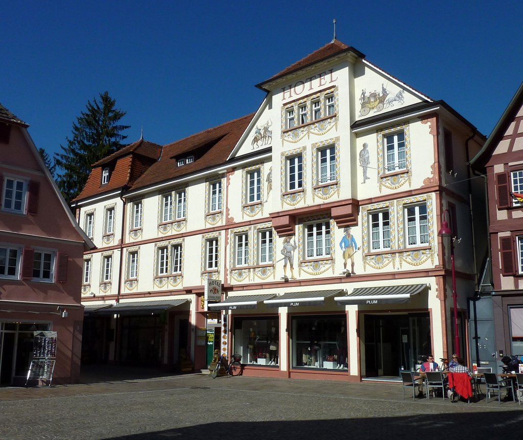 Lahr Hotel  Sonne Post  am Marktplatz, Okt.2012