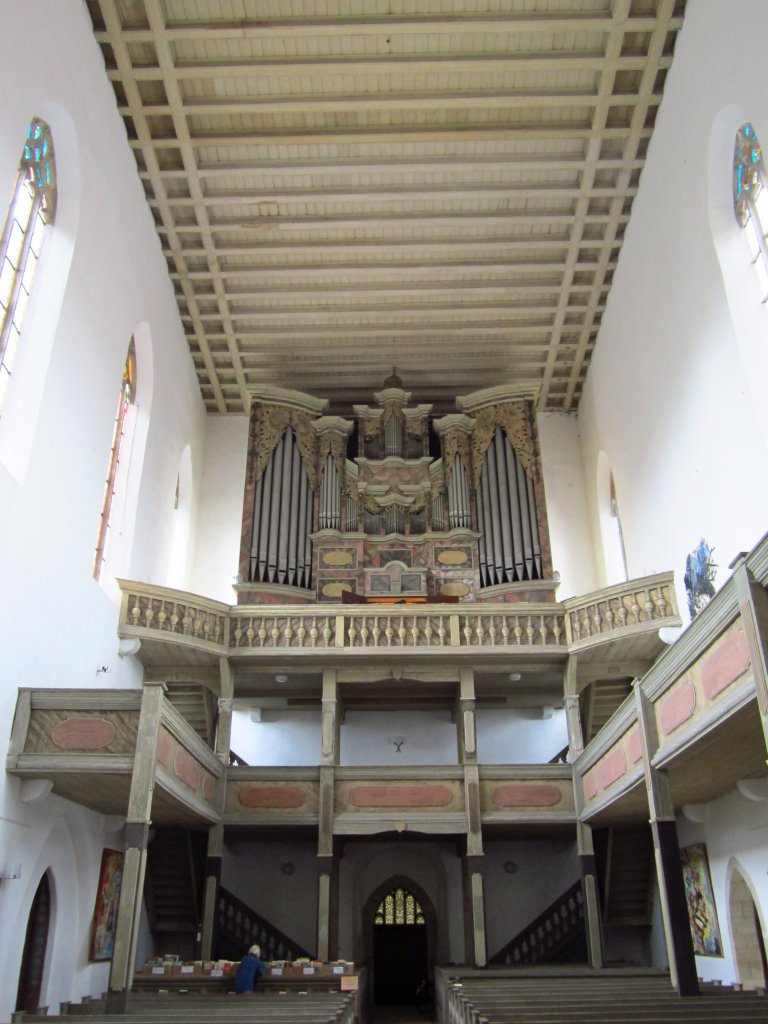 Laucha, St. Marien Kirche, Orgel von 1505 (13.05.2012)