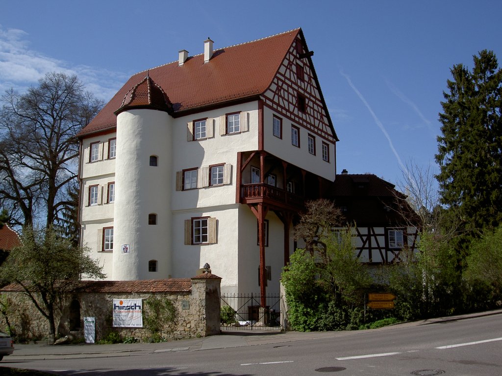 Leinzell, erbaut 1650 von der Familie Lang, Ostalbkreis (26.04.2012)