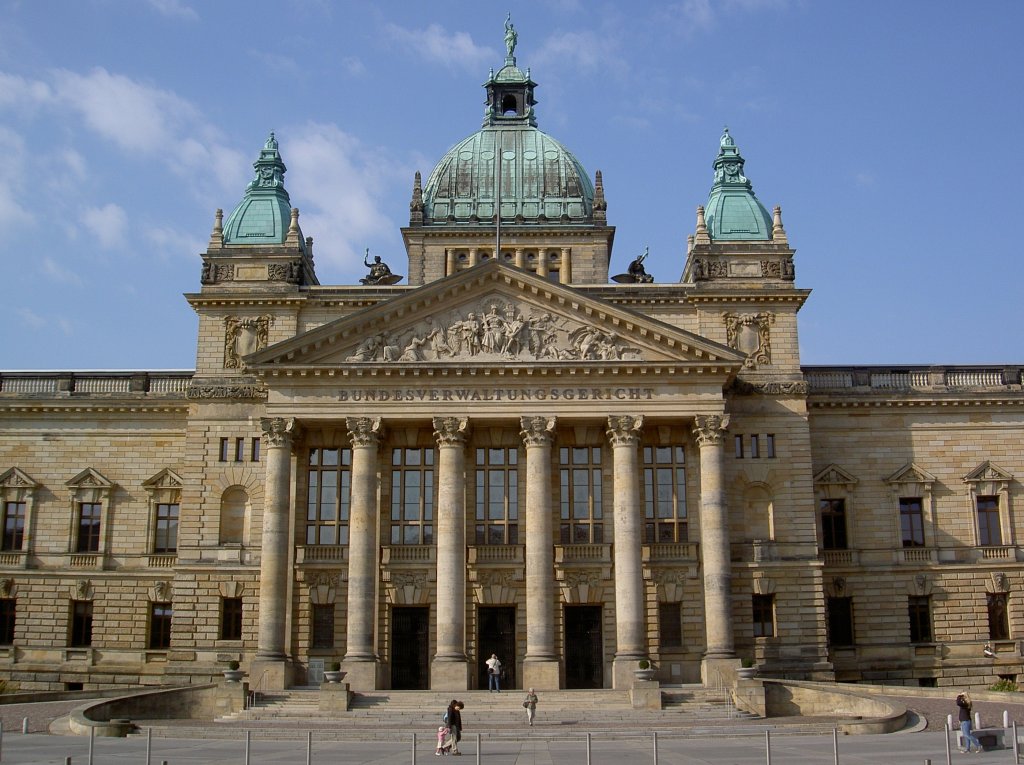 Leipzig, historisches Portal des Reichsgerichtsgebude (22.09.2012)