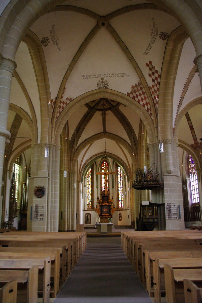 Lemgo, St. Nikolai Kirche, erbaut 1210, Renaissance Ausstattung, Kreis Lippe
(14.05.2010)

