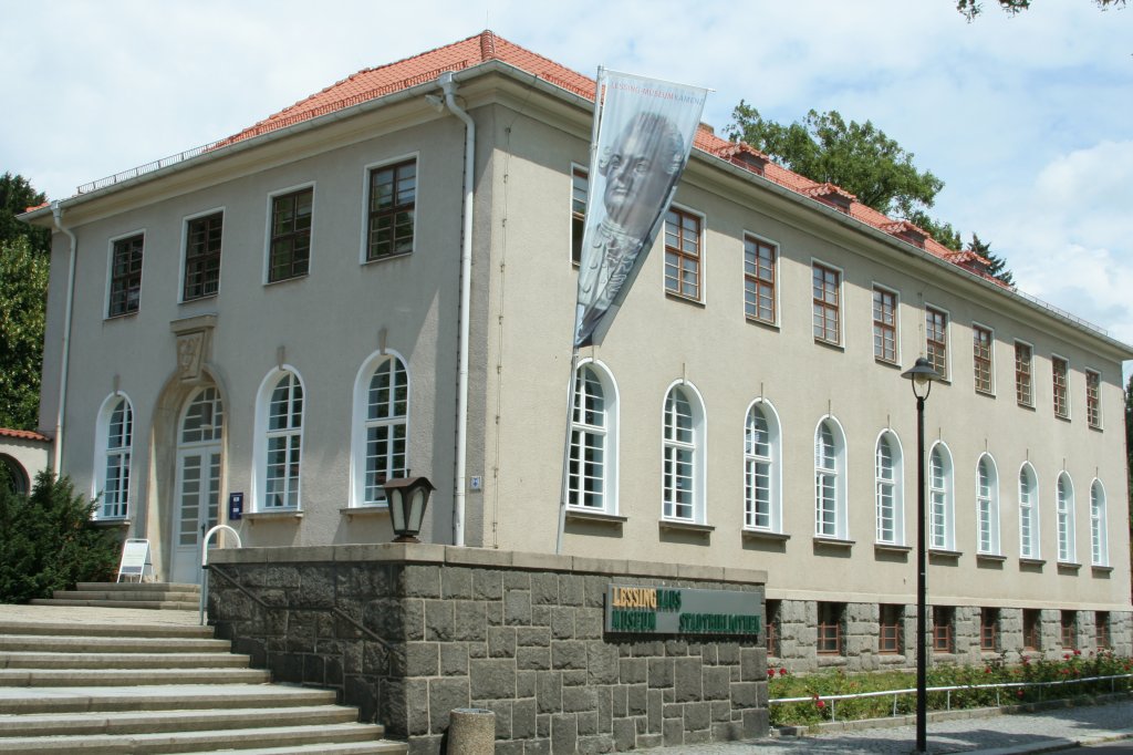 Lessingmuseum Kamenz (Teilansicht) aufgenommen vom Lessingplatz aus am 01.07.2011