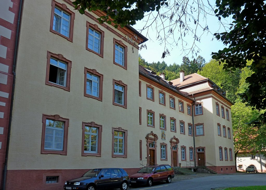 Lichtenthal, das Konventgebude des Klosters wurde 1728-34 von Peter Thumb erbaut, Sept.2011