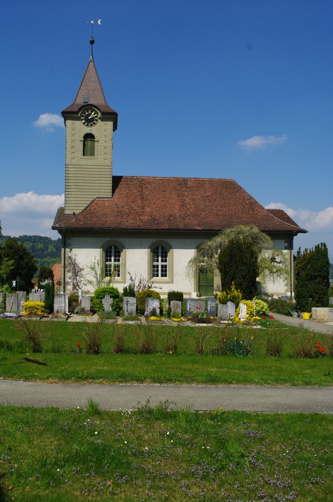 Limbach, Ref. Kirche, erbaut 1808, Berner Mittelland (18.04.2011)