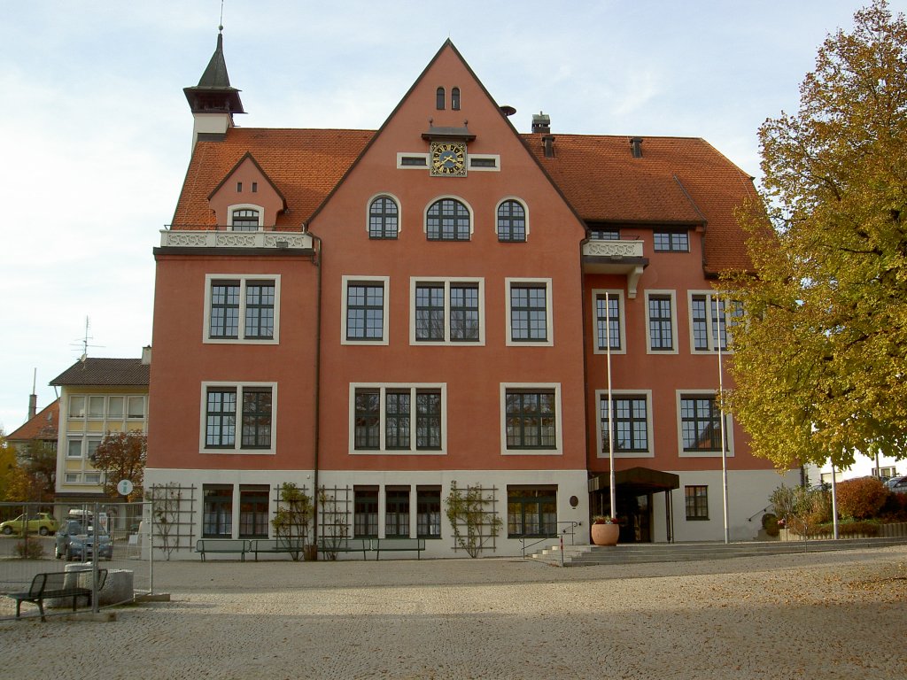 Lindenberg / Allgu, Rathaus, Kreis Lindau (30.10.2011)