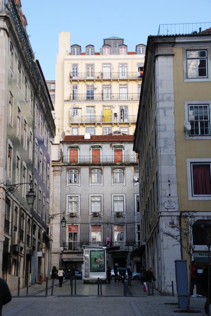 LISBOA (Concelho de Lisboa), 19.02.2010, in der Rua da Prata