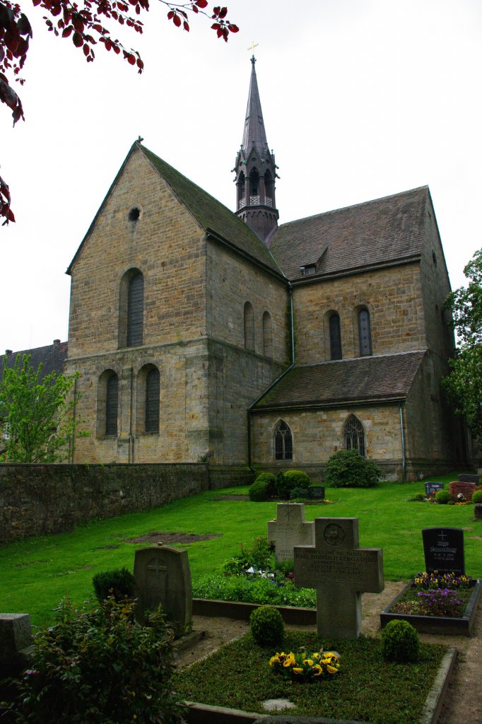 Loccum, ehemal. Zisterzienserklosterkirche, erbaut von 1240 bis 1280, Landkreis 
Nienburg/Weser (09.05.2010)