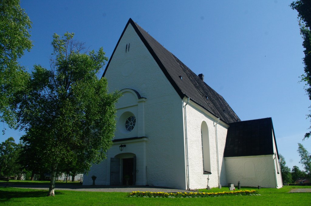 Lvanger, St. Anna Kirche, Prstgardsvgen 16, erbaut Ende des 15. Jahrhunderts
(07.07.2013)