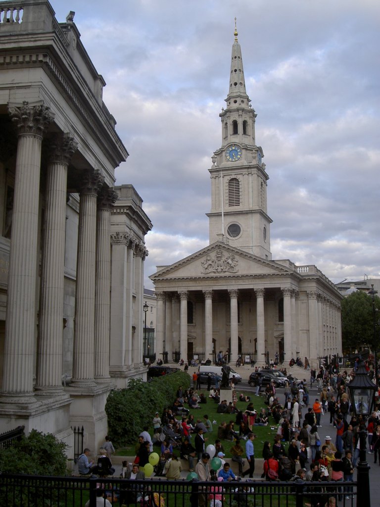 London, Kirche St. Martin in the Fields am Trafalgar Square (04.10.2009)