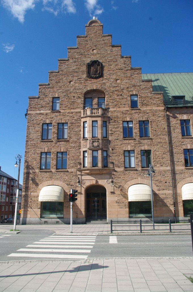 Lulea, Gebude an der Radhusgatan Strae (06.07.2013)