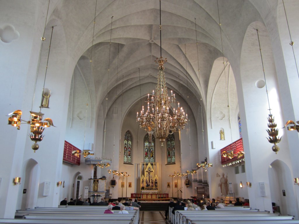 Lulea, Langschiff der Domkirche (06.07.2013)