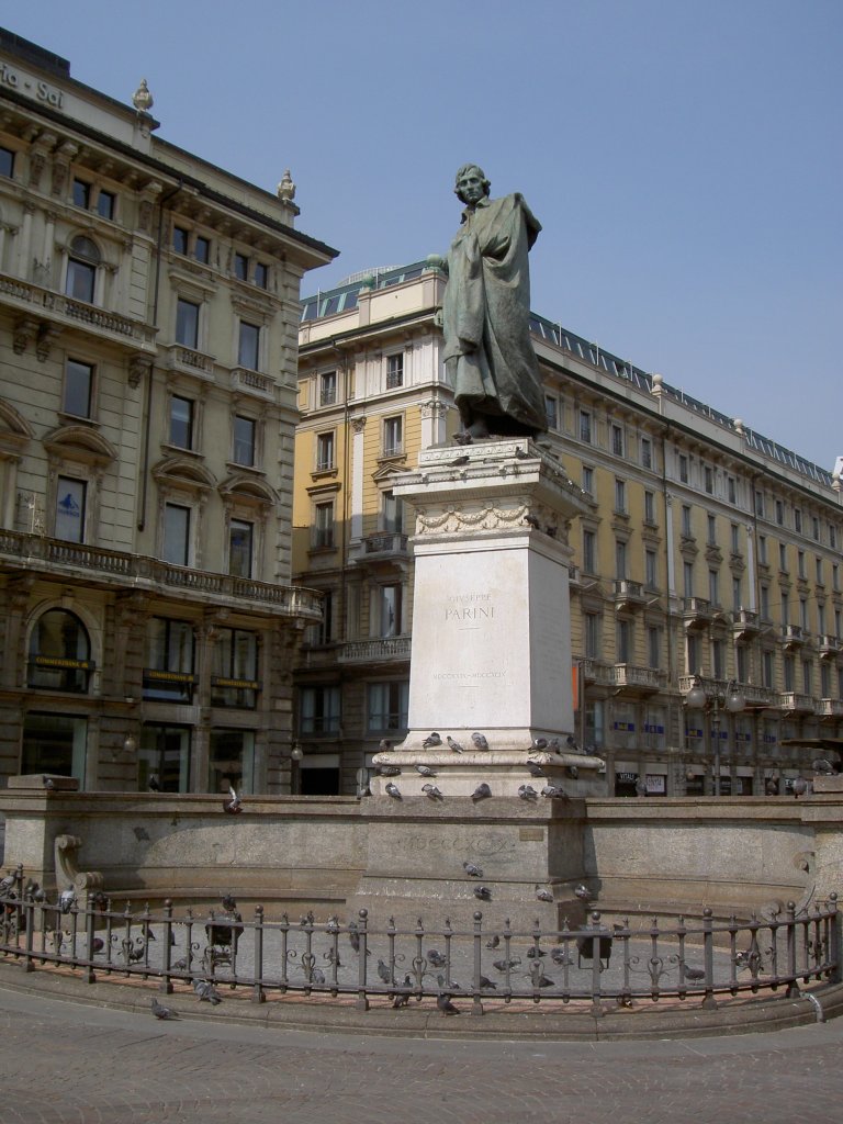 Mailand, Guiseppe Parini Denkmal (26.04.2010) 