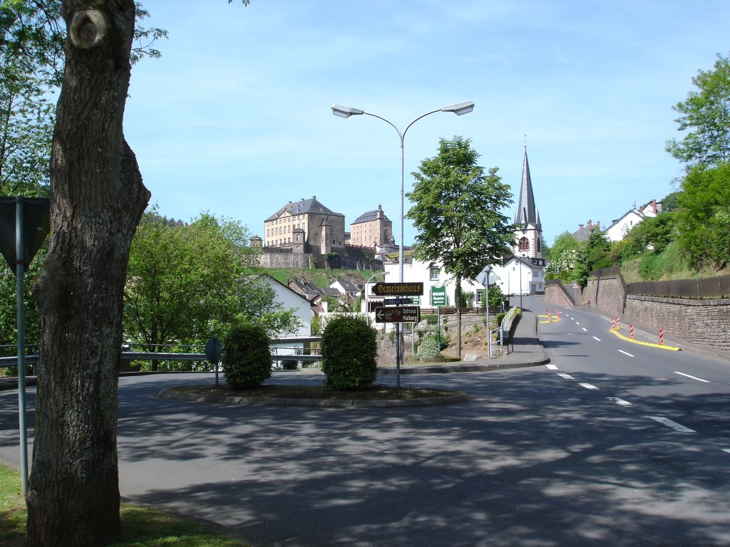 Malberg/Eifel 
Blick auf das Barockschlo Malberg