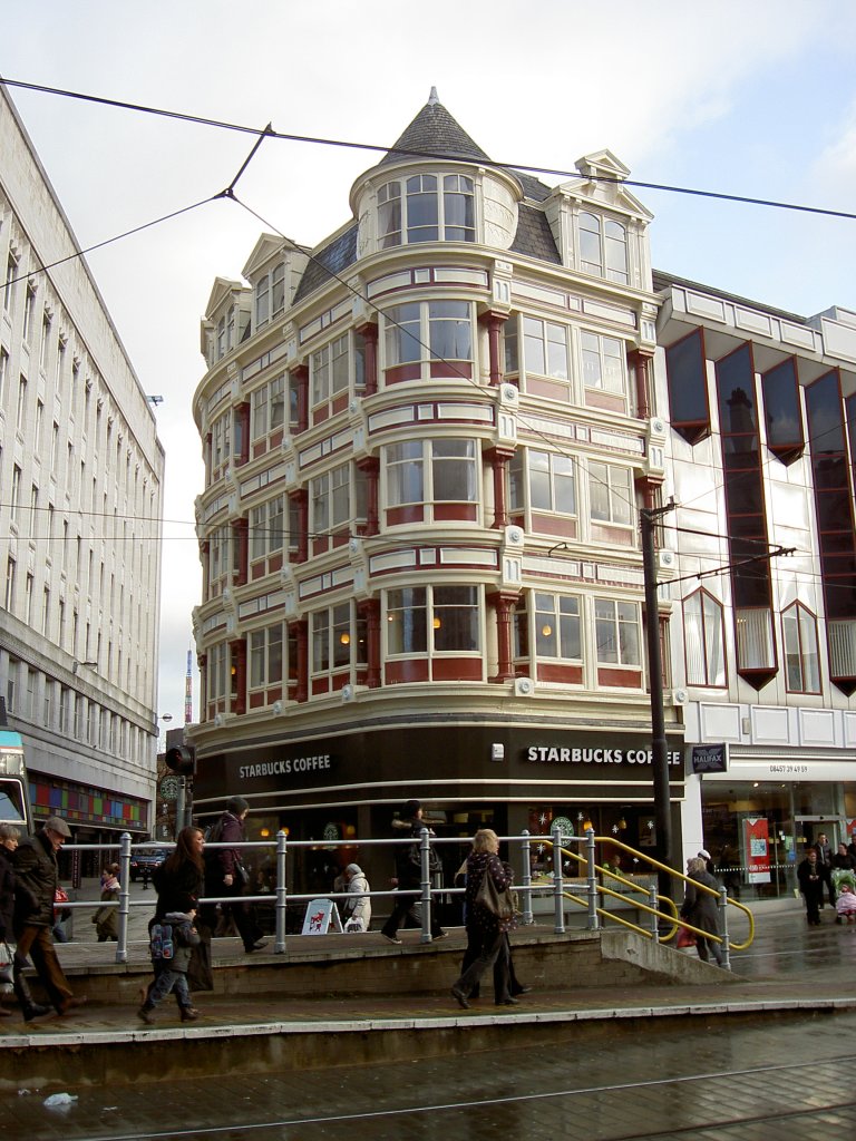 Manchester, Starbucks Cafe am Picadilly Platz (07.12.2011)