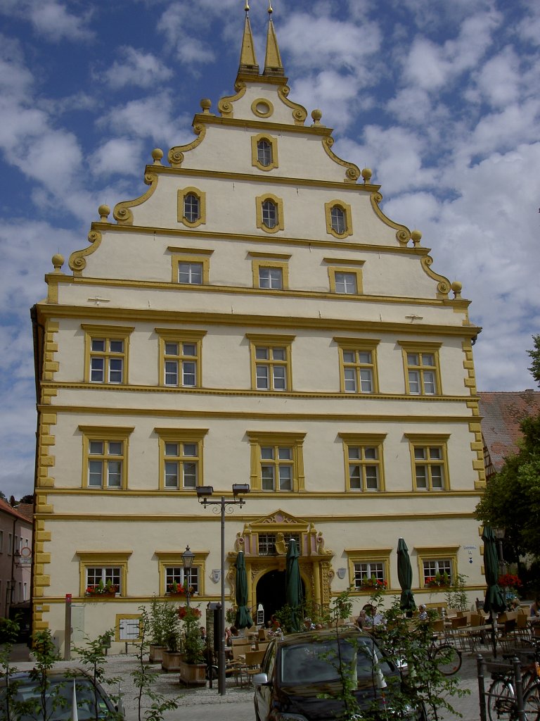 Marktbreit, Seinsheimsches Schloss, erbaut ab 1585 als Residenz der Frau von 
Georg Ludwig von Seinsheim (17.06.2012)