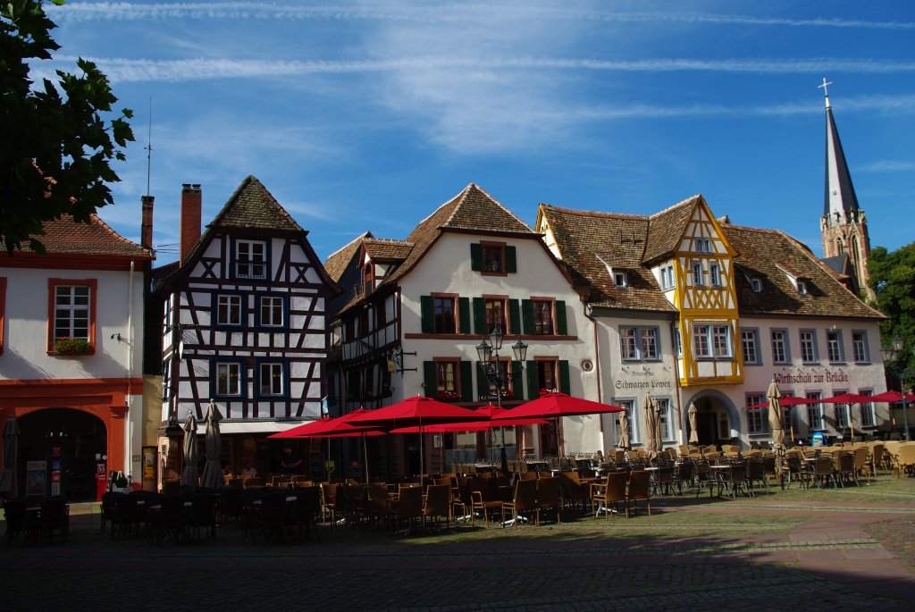 Marktplatz von Neustadt an der Weinstrae (26.07.2009)