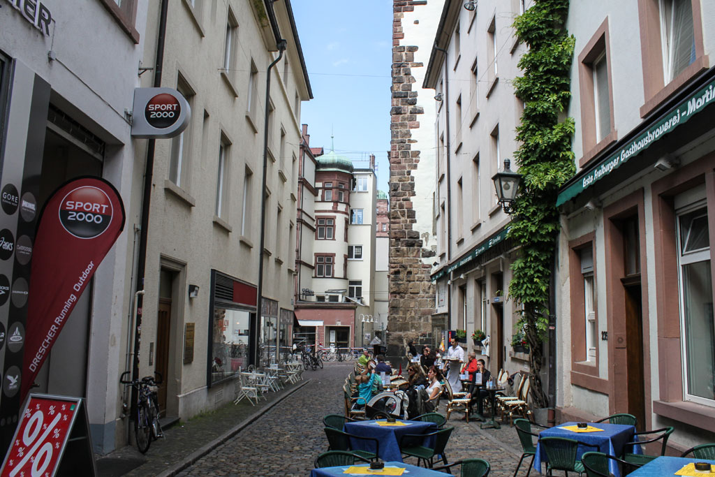 Martinsgssle Freiburg am 04.06.2013 in der Nhe vom Martinstor