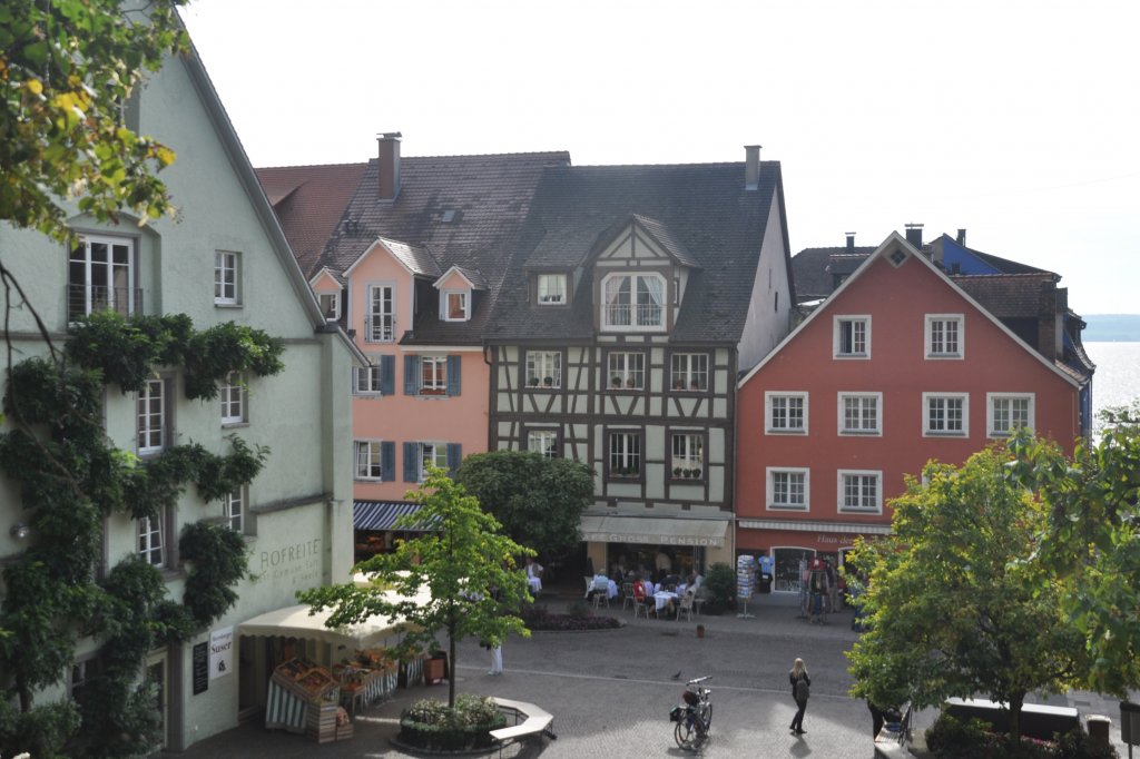 MEERSBURG (Bodenseekreis), 05.10.2012, Blick auf die Unterstadtstrae