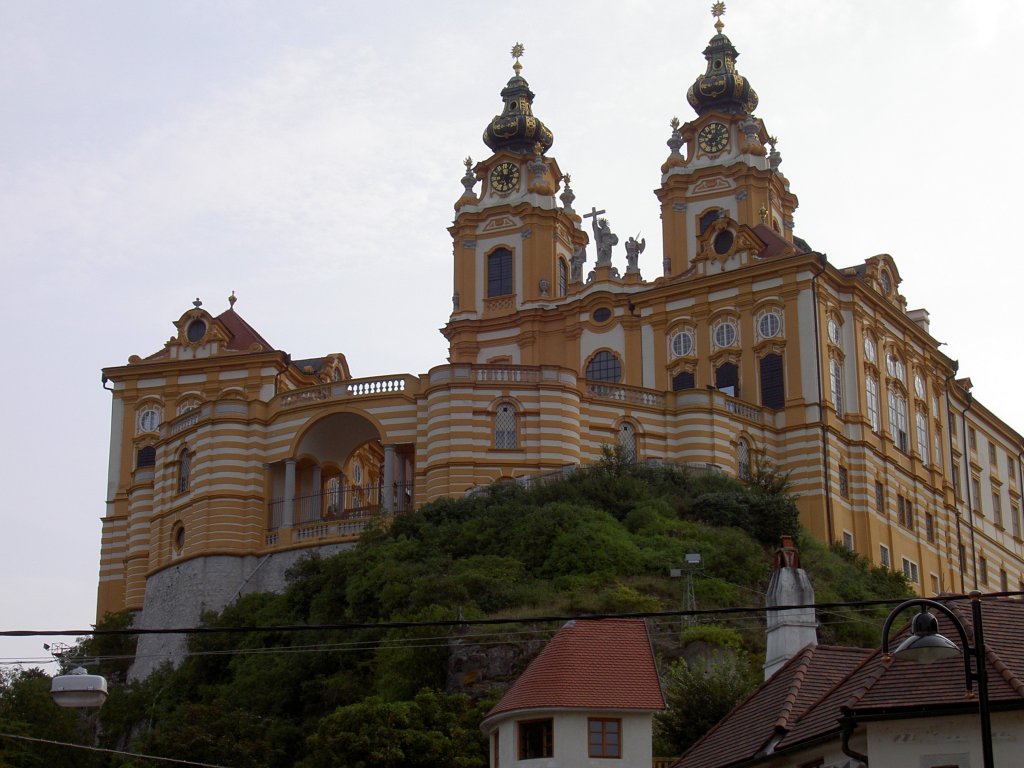 Melk, Benediktiner Stift, gegründet im 11. Jahrhundert (03.09.2005)