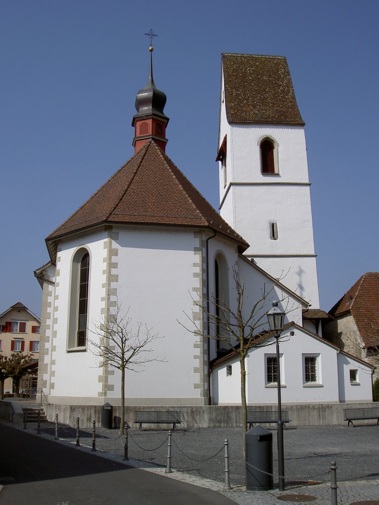 Mellingen, Stadtkirche St. Johannes, erbaut 1675 (25.03.2012)