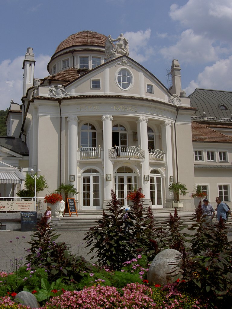 Meran, Kurhaus an der Passerpromenade (04.08.2012)