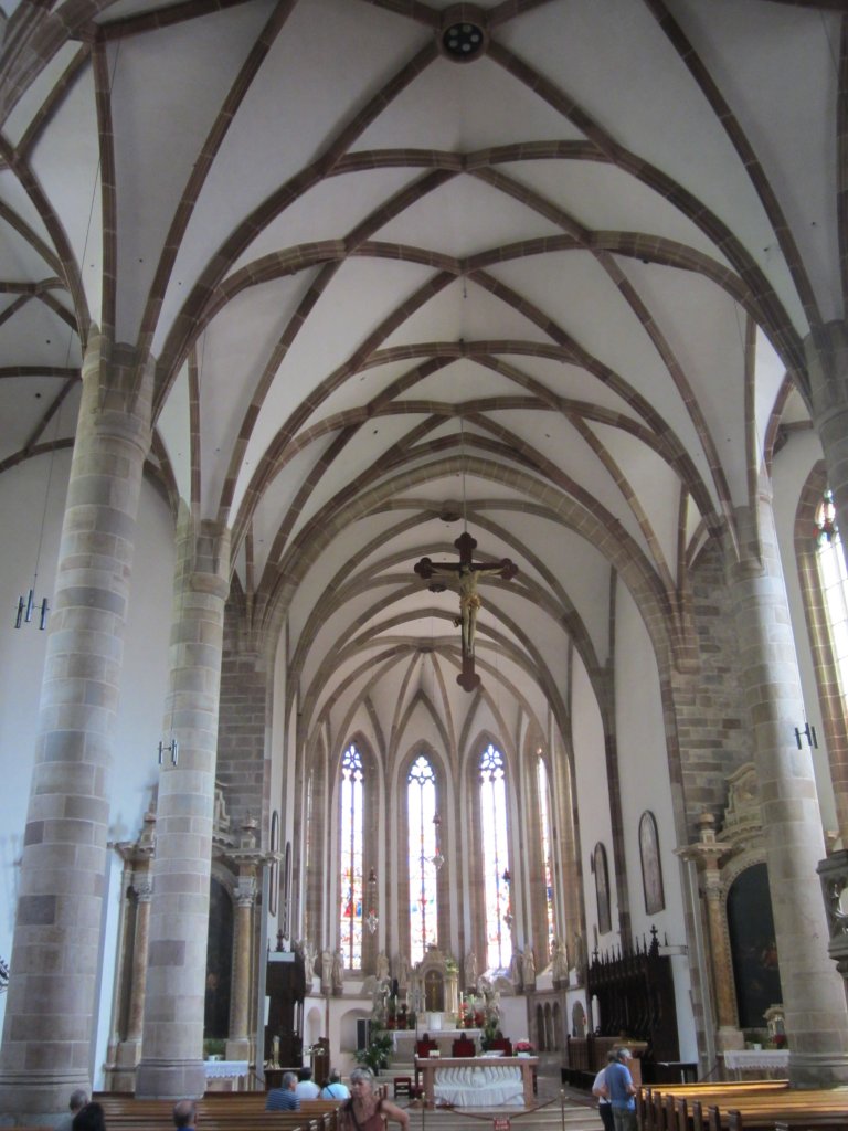 Meran, St. Nikolaus Kirche, Altar von 1790 von J. Pirchstaller (04.08.2012)